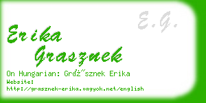 erika grasznek business card